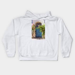 Historic house facade, door, , old town, Lübeck, Schleswig-Holstein, Germany, Europe Kids Hoodie